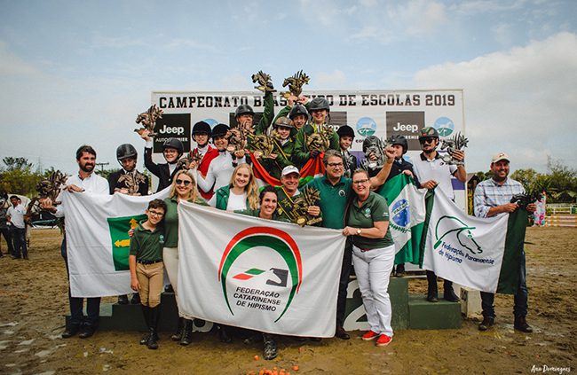 Jovens talentos de nove Estados concorreram no Campeonato Brasileiro de Escolas 2019 em Joinville.