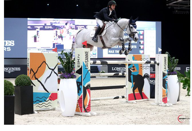 Marlon Modolo Zanotelli, do Brasil, vence na abertura do Longines Masters de Paris.