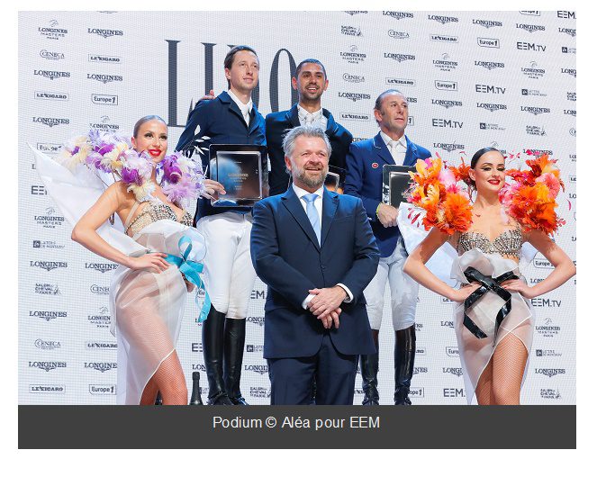 Nayel Nassar e Martin Fuchs no Masters Power Lido de Paris.
