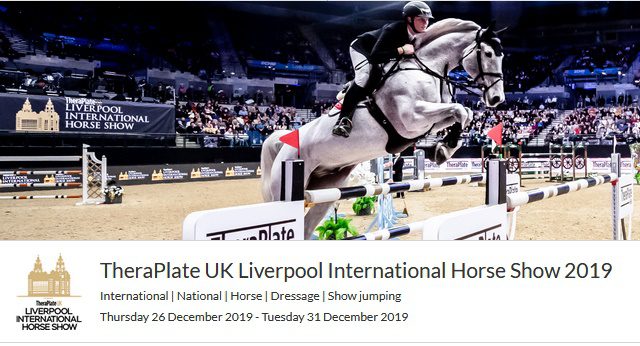 Mais de 100 conjuntos inscritos para o Theraplate UK Liverpool Horse Show 2019.