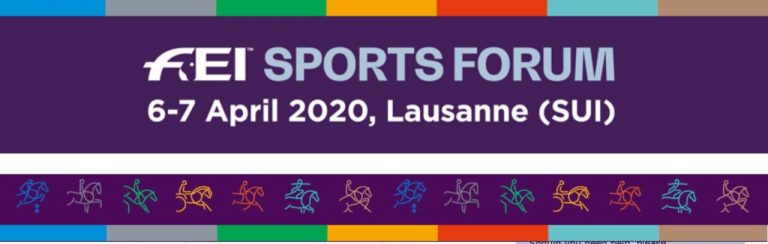 Inscrições abertas para o Fórum FEI Sports 2020.