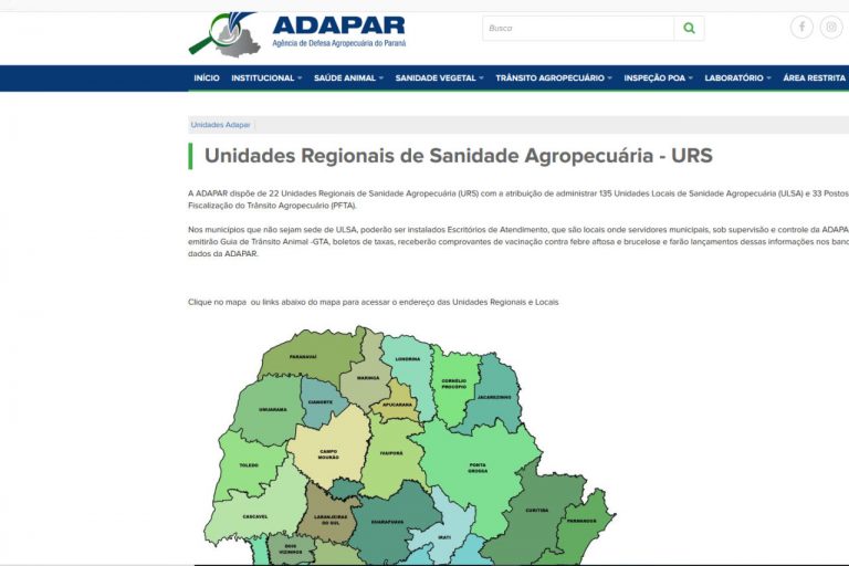 ADAPAR amplia atendimento e prestação de serviços online no Paraná.