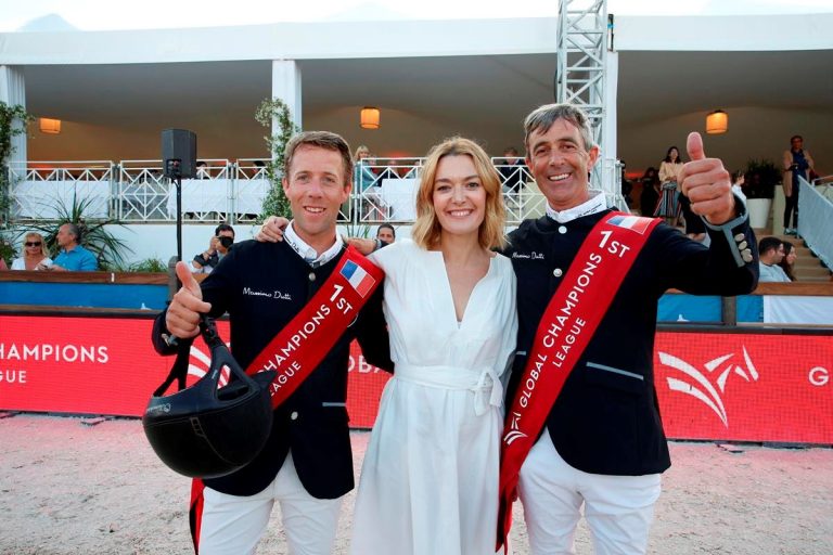 Maikel e Eric van der Vleuten treinando em casa, cavalos estrelados e sua vitória na GCL de € 3 milhões.