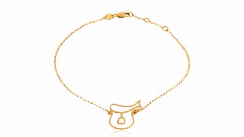 Pulseira Sela em Ouro 18K