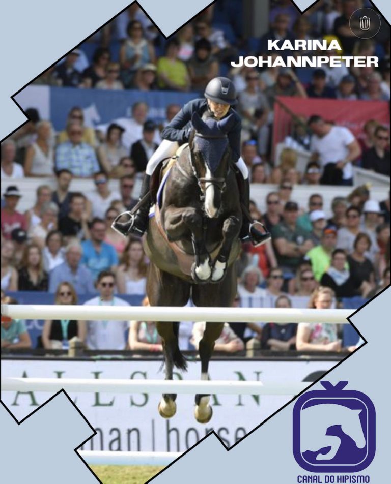 KARINA JOHANNPETER: “Acredito profundamente que a confiança construída no dia a dia de trabalho entre cavalo e cavaleiro faz a grande diferença na hora de competir”.