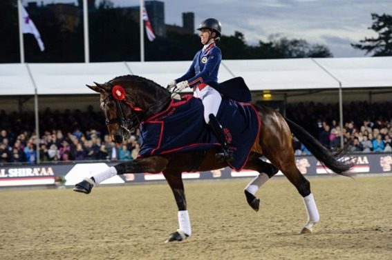 Charlotte Dujardin leva Gio às Olimpíadas