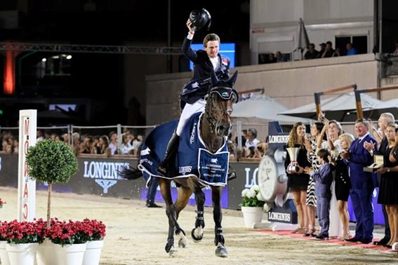 Darragh Kenny ganha a etapa de Monaco da Global Champions Tour de saltos no hipismo
