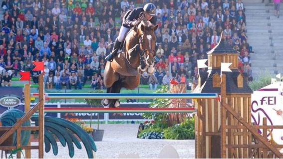Pego no doping com cocaína, cavaleiro australiano é excluído das Olimpíadas O australiano Jamie Kermond em ação durante competição