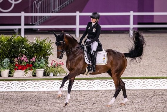 Fim dos Jogos Olímpicos para Lara de Liedekerke