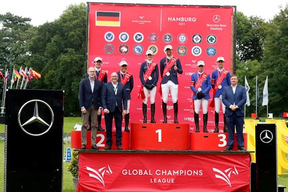Paris Panthers leva a etapa de etapa de Hamburgo da Global Champions League de saltos no hipismo