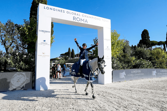 Olivier Robert ganha a etapa 2 de Roma da Global Champions Tour de saltos no hipismo
