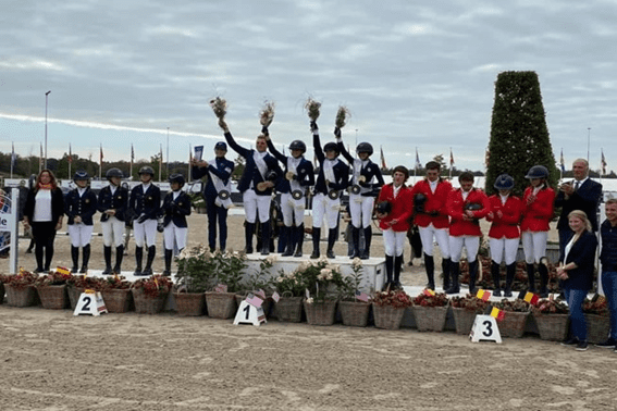 Bronze para um forte time da Bélgica na final da FEI Nations Cup para juniores