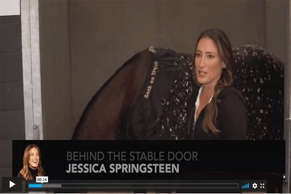 No estábulo da vencedora do Grand Prix do CSI5 * Bruxelas … Jessica Springsteen