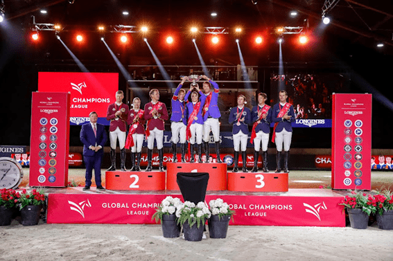 Valkenswaard United é campeão da temporada 2021 da Global Champions League de saltos no hipismo