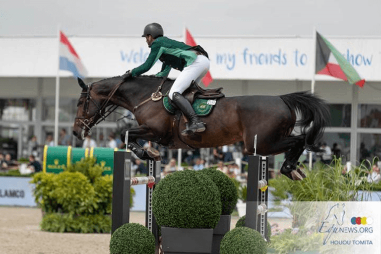 Nicola Philippaerts e Gijs estão entre os cinco primeiros nos 1,45m do WEF
