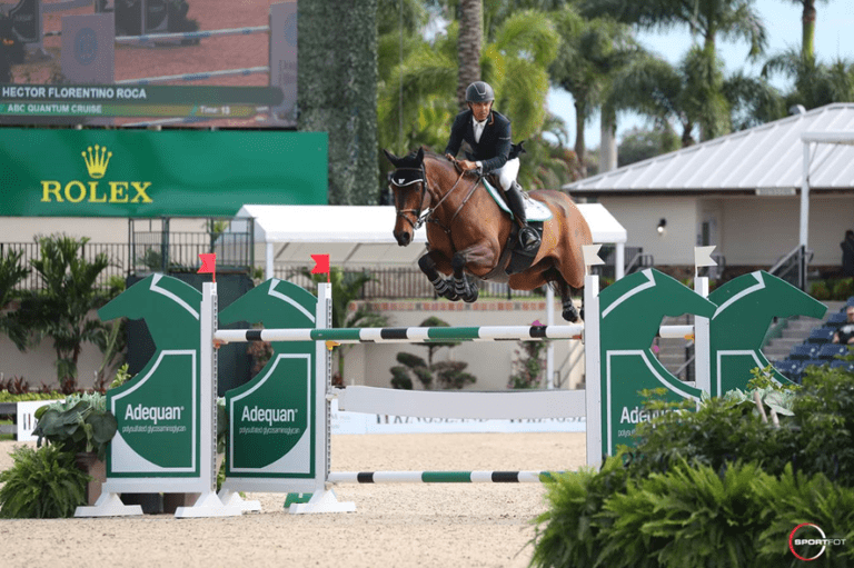 Hector Florentino e ABC Quantum Cruise Capture First Adequan® WEF Challenge Cup no Festival Equestre de Inverno de 2022