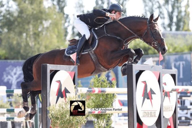 Dries Dekkers em terceiro lugar no CSI4* 1,45m Medium Tour no Sunshine Tour