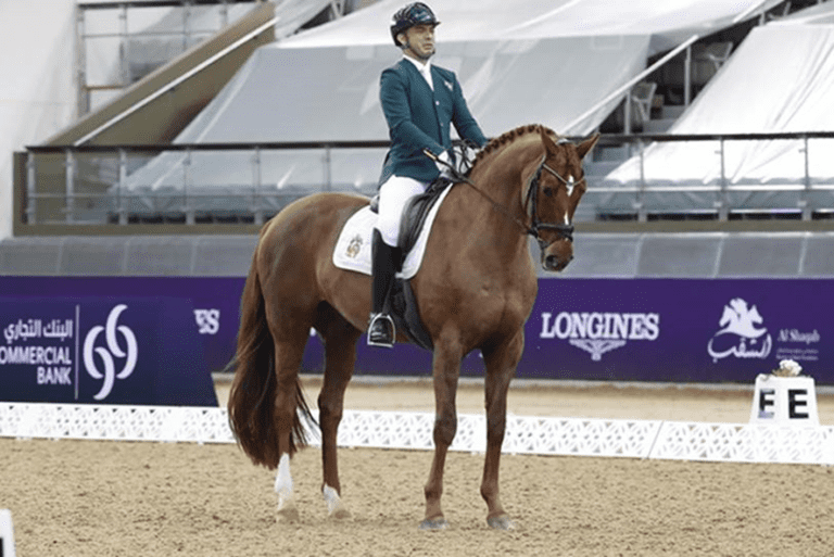 Rodolpho Riskalla larga com vitória e busca 100% de aproveitamento pelo 4º ano consecutivo no Adestramento Paraequestre em Doha