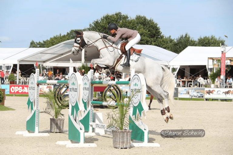 Celine Schoonbroodt-De Azevedo marca no CSI3* 1.45m/ 1.50m Main Event de Vilamoura