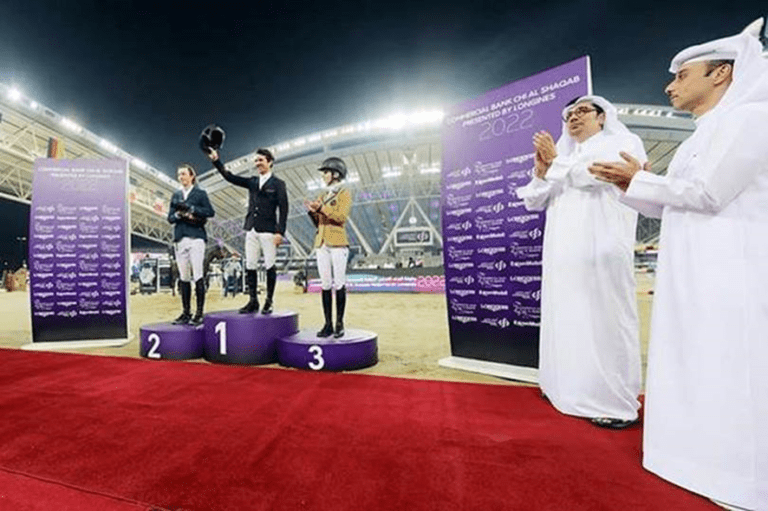 Marlon Zanotelli vence a 1.60m no Internacional 5* de hipismo, em Doha