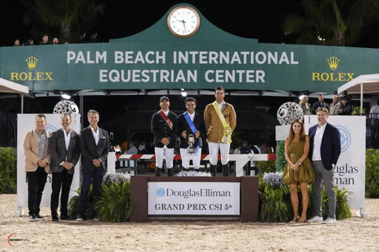 Abdel Said vence CSI5* WEF Grand Prix, Nicola Philippaerts segue no pódio.