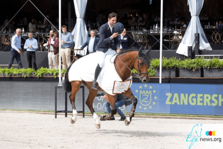 Anthony Wellens e Domenco conquistam pódio na classe 3* 1,45m de Royan