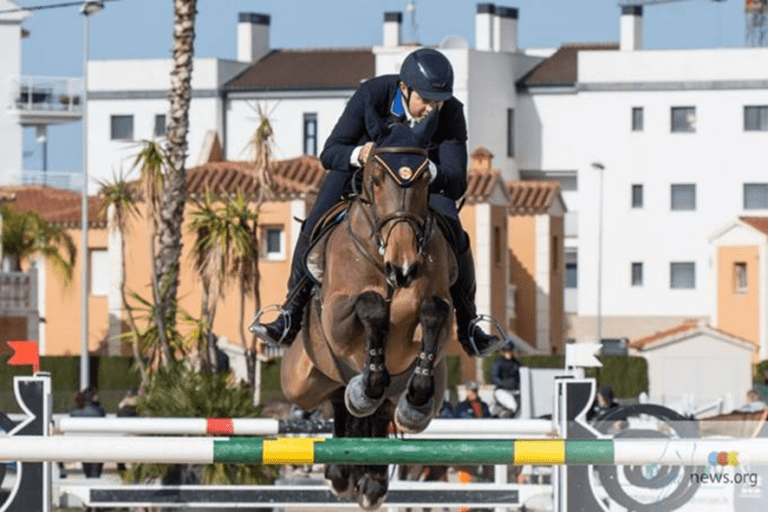 Prata para Lieven Devos durante o Grande Prêmio em Oliva