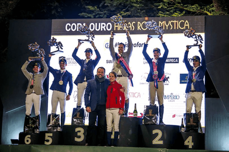 Renato Junqueira com Zarabatana 3K Império Egípcio fatura a Copa Ouro Haras Rosa Mystica em Santo Amaro