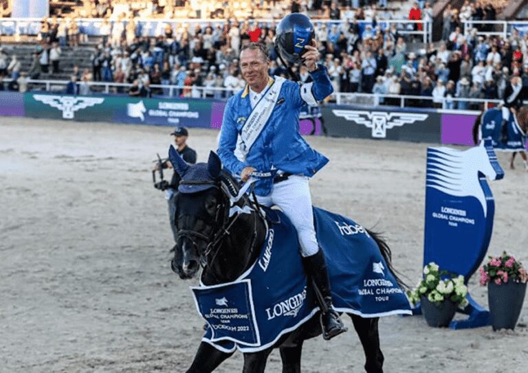 Christian Ahlmann ganha a etapa de Estocolmo da Global Champions Tour de saltos no hipismo