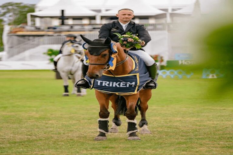 Karel Cox em quinto lugar no muito difícil CSIO5* Grand Prix Falsterbo