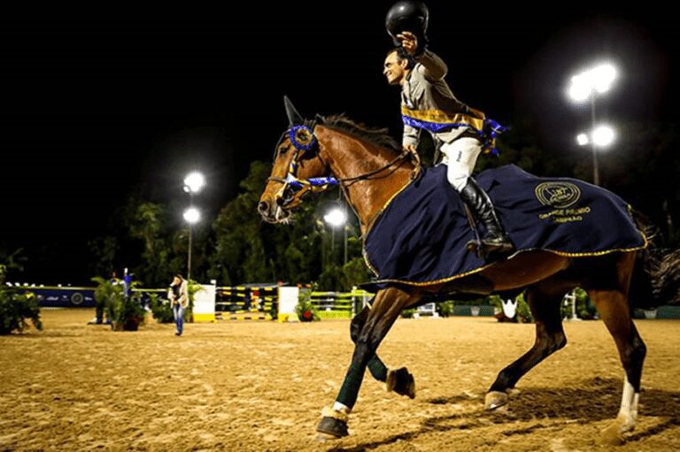 Imbatível Stephan Barcha garante dobradinha e integra o hall dos campeões do GP do Clube Hípico de Santo Amaro