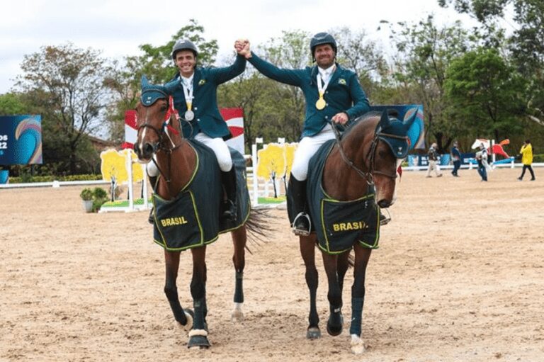 Ouro e prata nos saltos fecham participação quase perfeita do hipismo brasileiro em Assunção 2022