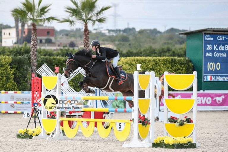 Kasper de Boeck no palco com Justine Dh Z, de cinco anos