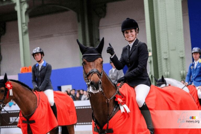 Aposentadoria esportiva para o melhor cavalo de Edwina Tops-Alexander na Califórnia
