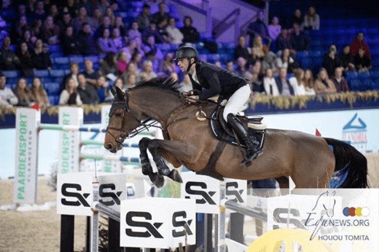 Pieter Devos brilha no pódio no espetacular ranking CSI5* Longines Mechelen