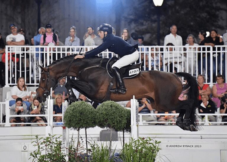Deu Brasil com Santiago Lambre e Chacco Blue II no topo do pódio do GP Hampton Green Farms, a 1.55m, em Ocala