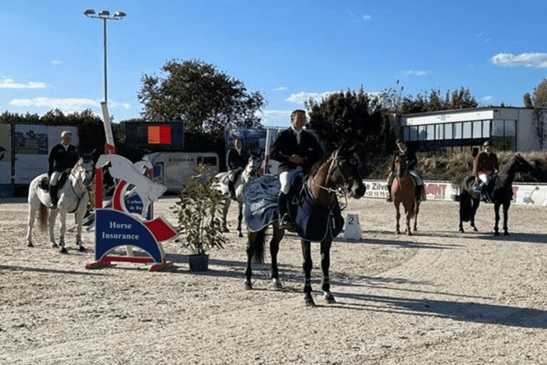Vincent Lambrecht e Catwalk Harry em segundo lugar no Grand Prix Valencia!