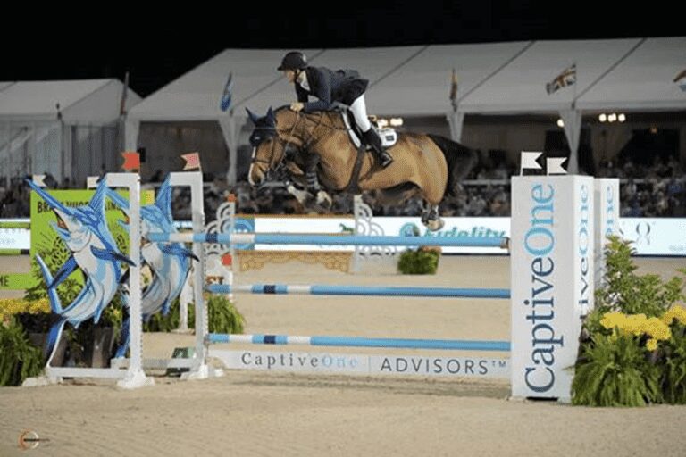 Mclain Ward captura final da série CSI4* 1.50m do CaptiveOne Advisors de US$ 146.000: “Este cavalo está no meu radar há mais de um ano”