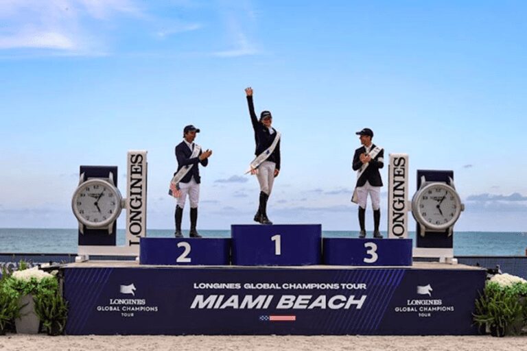 Amazona alemã Katrin Eckermann vence a etapa de Miami da Global Champions Tour de Saltos no Hipismo