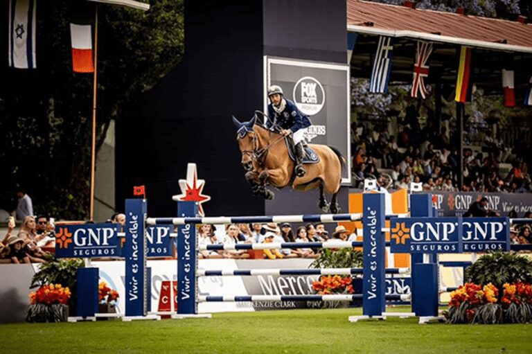 Yuri Mansur com Miss Blue Mystic Rose, vice-campeão a 1.55m no Global Champions Tour no México, cada vez mais afiado
