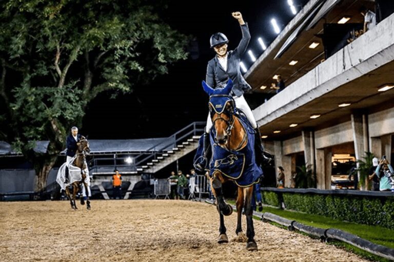 Carioca Stephanie Macieira com Kan Kan du For dá show no Clássico do SHP Open em São Paulo