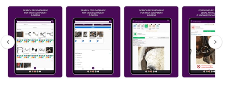 FEI Tack APP é lançado para elucidar as regras das modalidades equestres