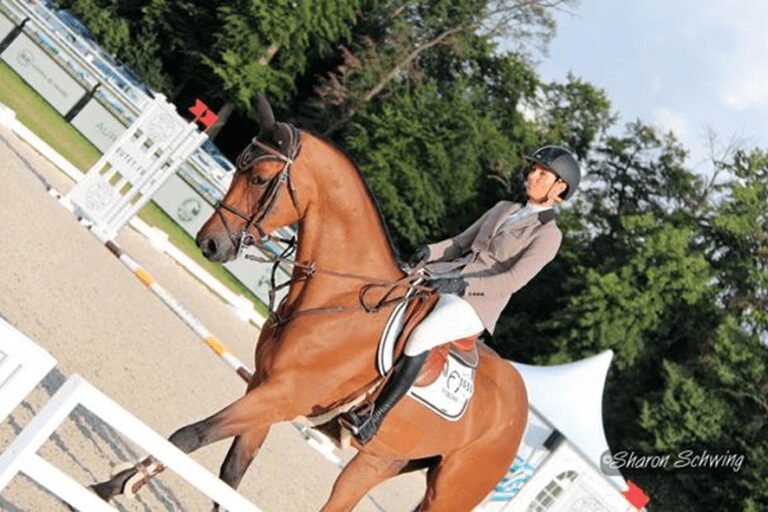 Celine Schoonbroodt-de Azevedo pontua na categoria principal francesa de 1,45m