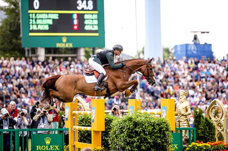 Com performance espetacular Rodrigo Pessoa e Major Tom emplacam em 4º lugar no GP Rolex em Aachen