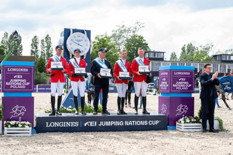 Bélgica em terceiro lugar no ranking FEI Longines Nations Cup