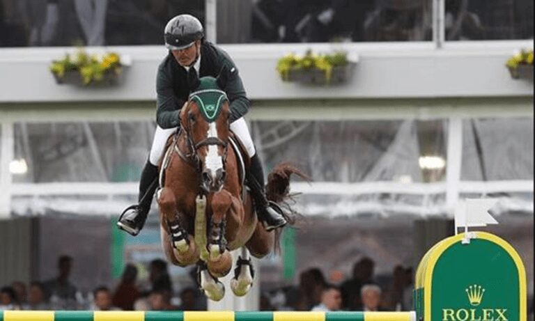 Rodrigo Pessoa fica em 13º no Grand Prix de Bridgehampton