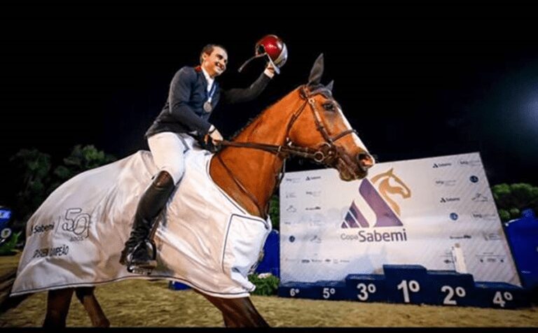Guilherme Foroni é campeão do Clássico Sabemi no Rio, seguido de perto por Luciana Lossio