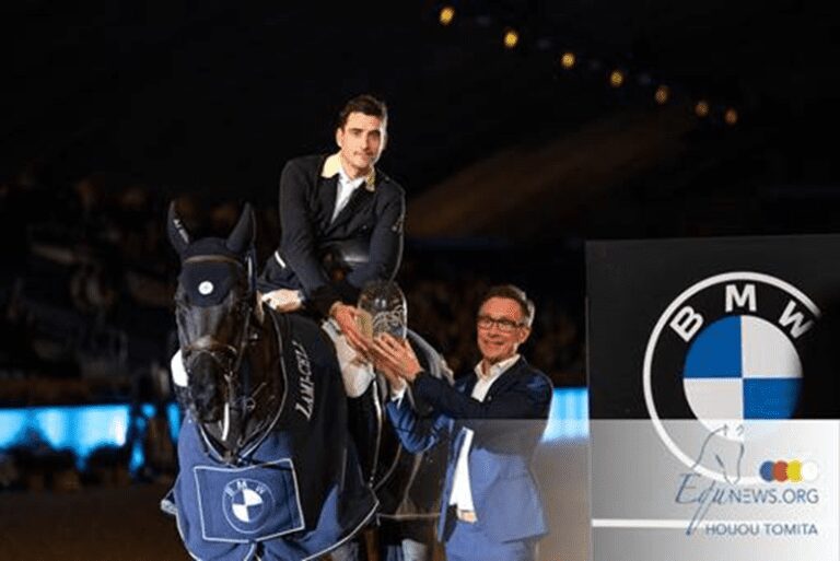 Nicola Philippaerts e Derby de Riverland conquistam a vitória no BMW Masters de Mechelen
