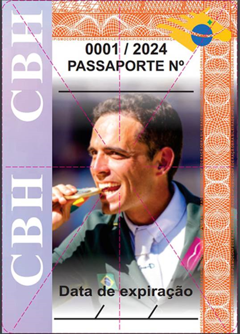 Stephan Barcha e Marcio Jorge ilustram o selo do passaporte CBH 2024