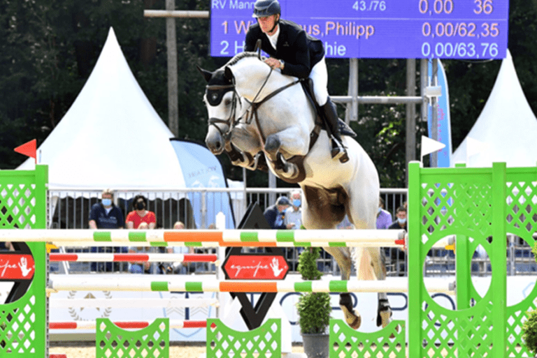 Richard Vogel e o cavalo campeão Crack HV juntos novamente